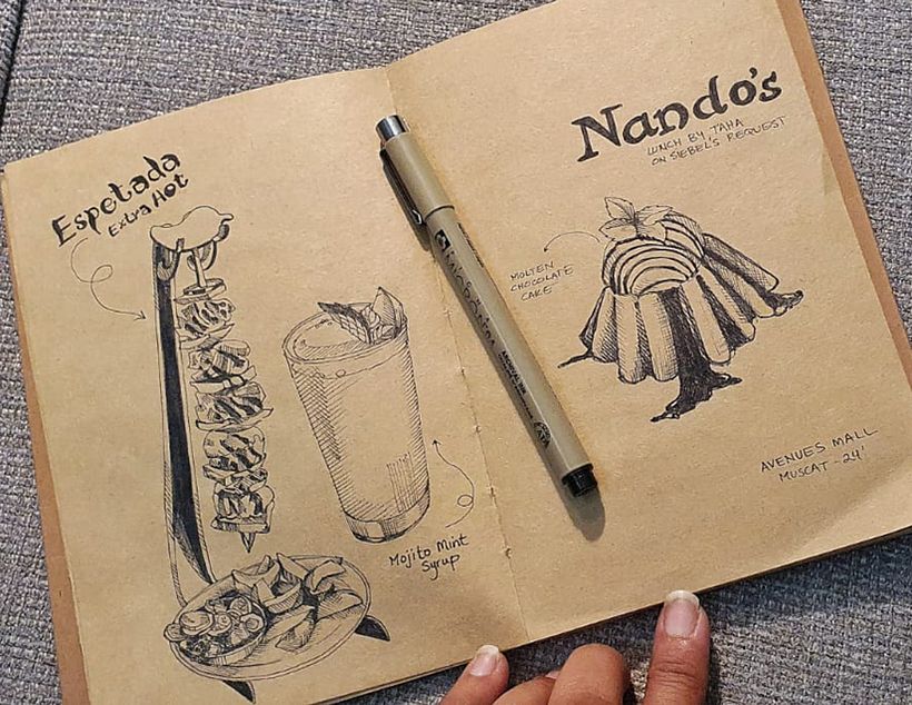 My Project for Illustrated Diary: Fill Your Sketchbook with Experiences 5