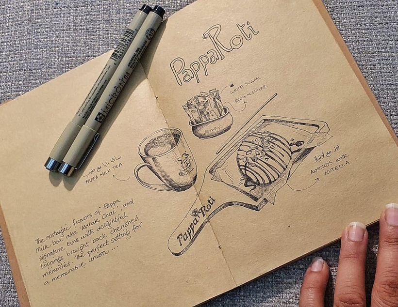 My Project for Illustrated Diary: Fill Your Sketchbook with Experiences 7