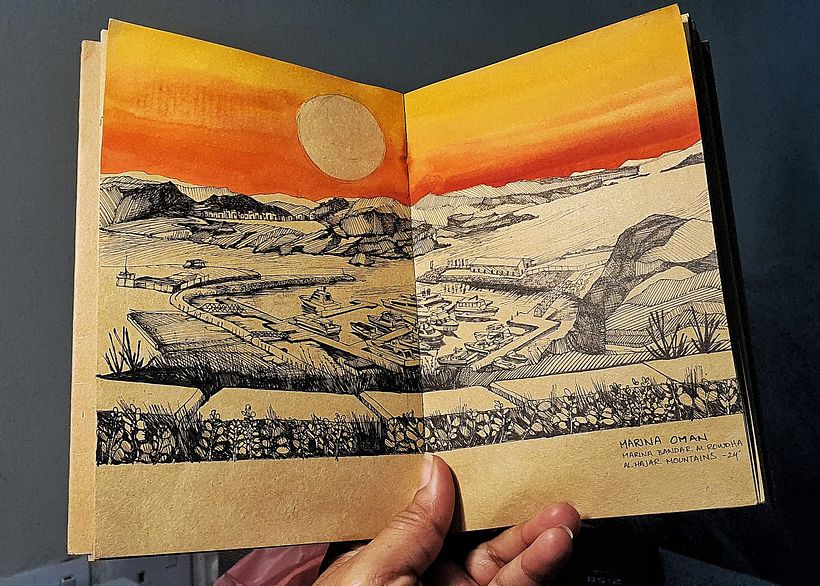 My Project for Illustrated Diary: Fill Your Sketchbook with Experiences 5