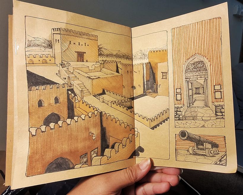 My Project for Illustrated Diary: Fill Your Sketchbook with Experiences 8