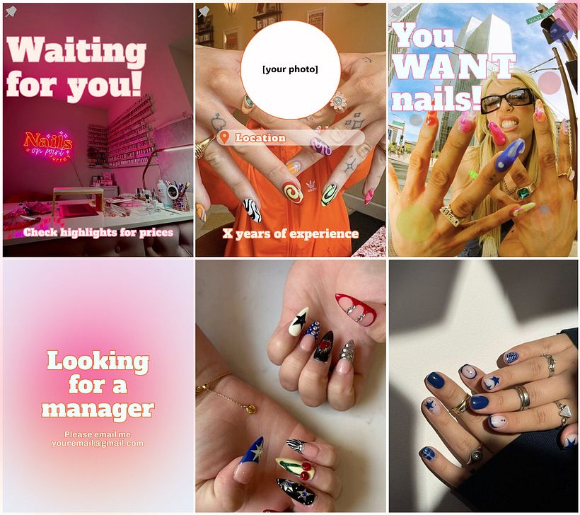 My project Graphic Design for Beginners: Instagram grid 1
