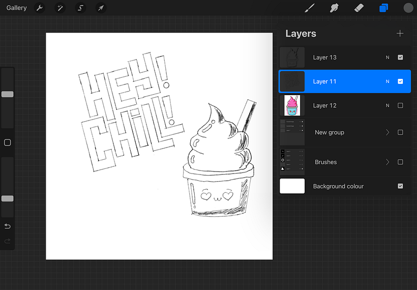 Lettering with Procreate 2