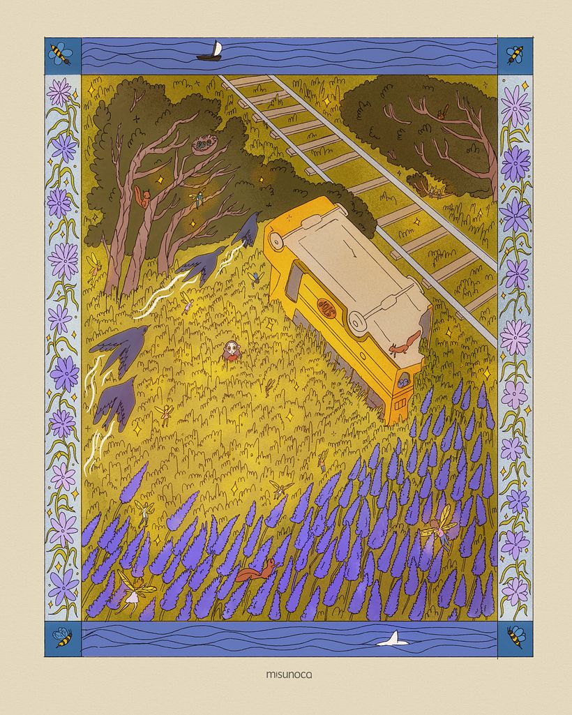 My Final project for Forest Fantasy Illustration  1
