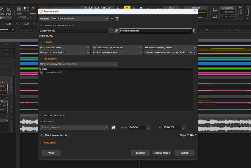 Proyecto final de mezcla 1