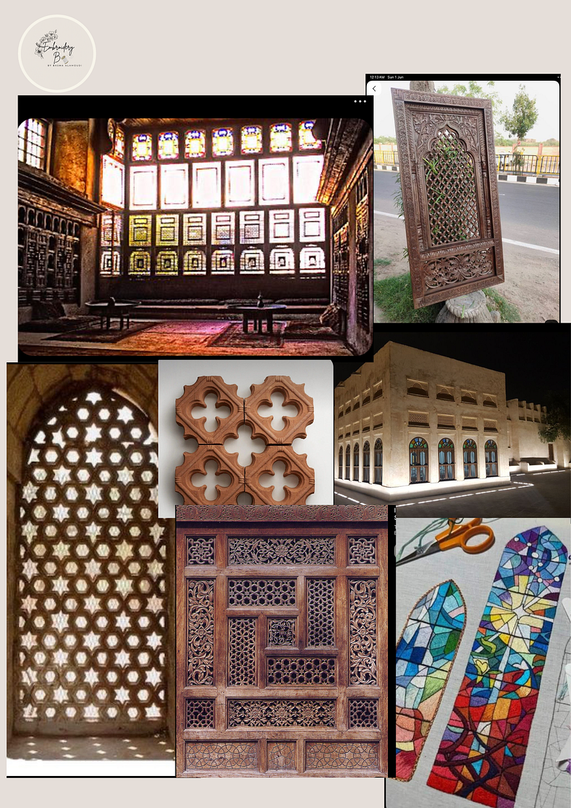 Embroidered Needle Lacemaking; old town doors 1