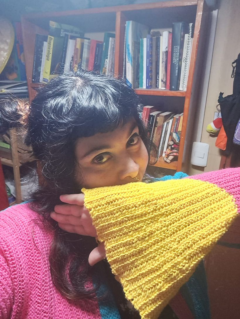 Cárdigan con mangas tipo campana 1