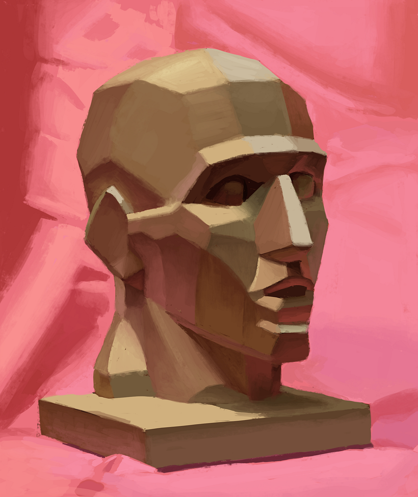 Bust study. 1