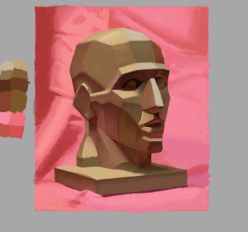 Bust study. 1