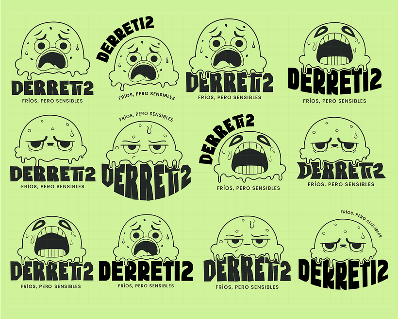 Desarrollo de personajes de Derreti2 1