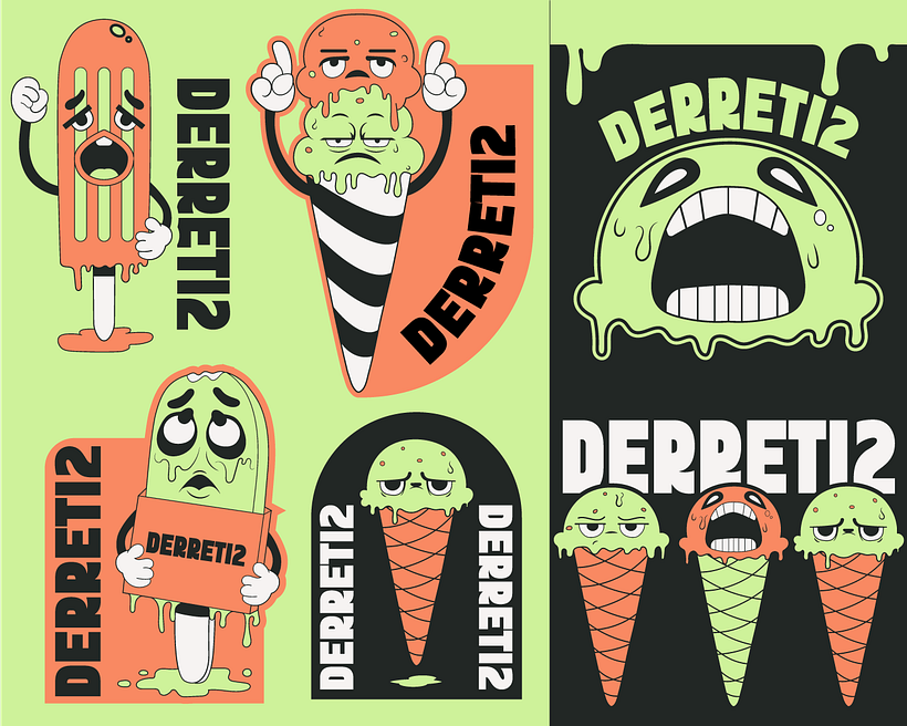 Desarrollo de personajes de Derreti2 1