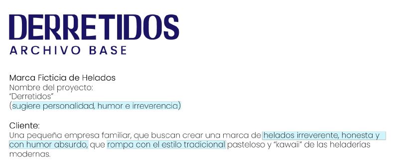 Desarrollo de personajes de Derreti2 1