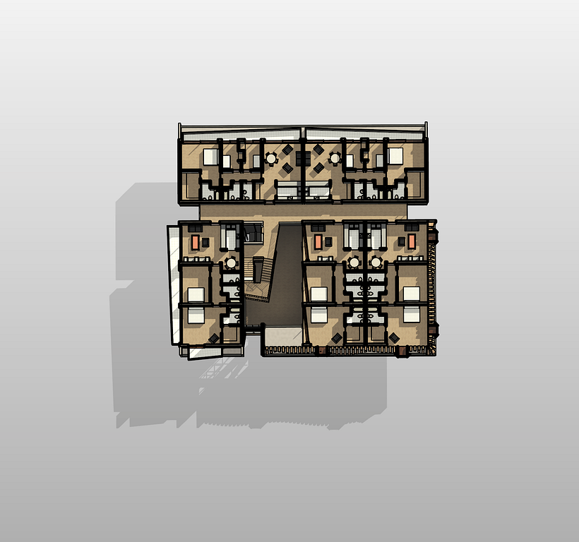 Edificio Modelado Revit 1
