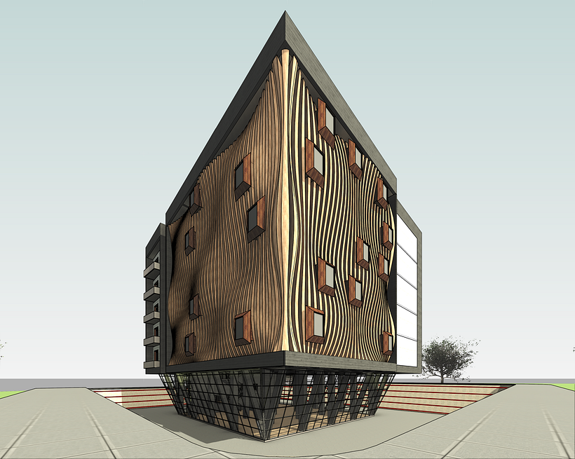 Edificio Modelado Revit 1