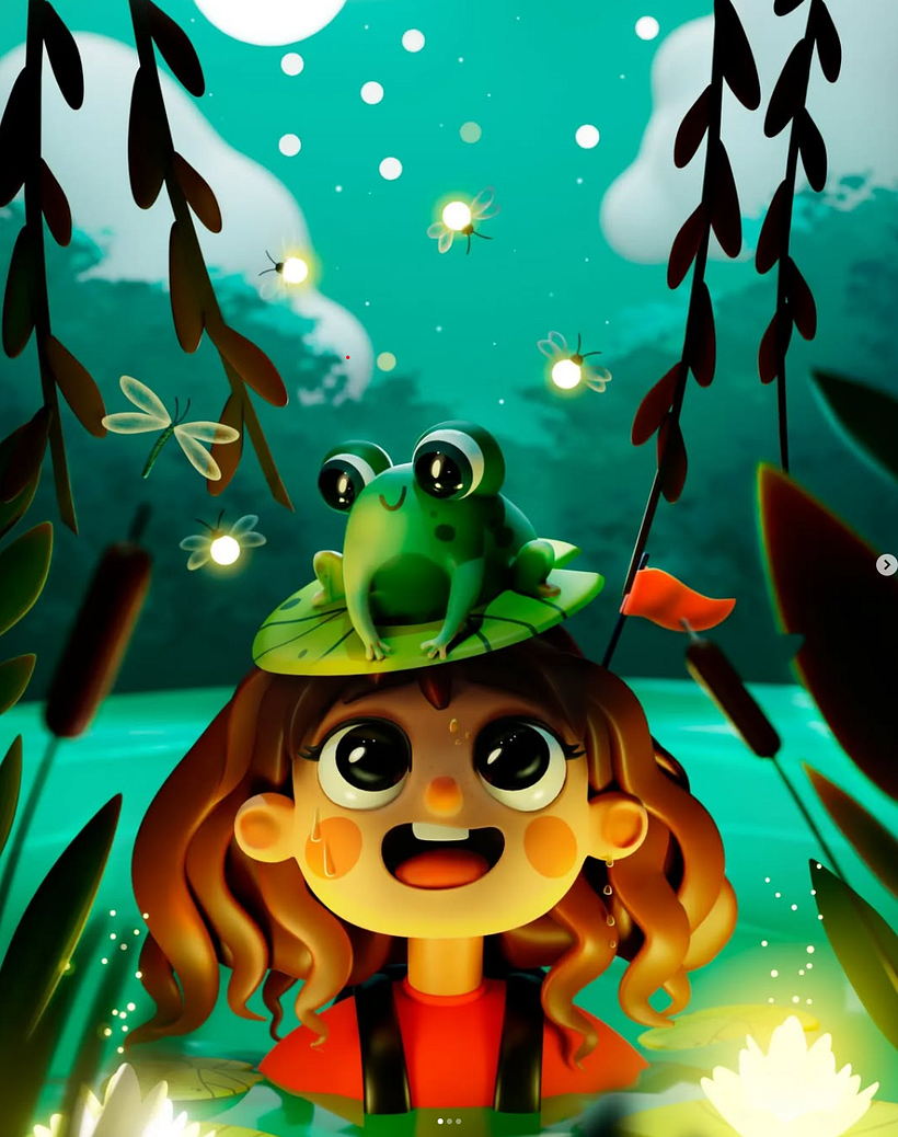 Girl and Froggy Project  1