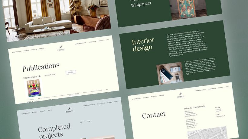 Colombe - Diseño web 1