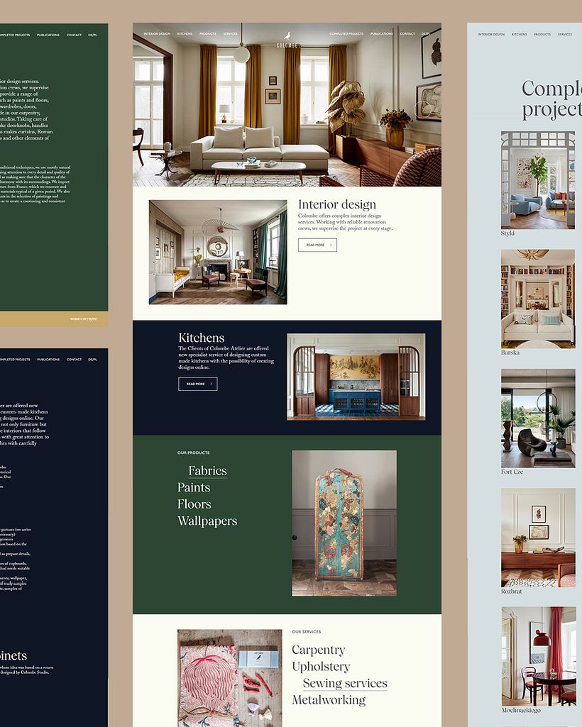 Colombe - Diseño web 2