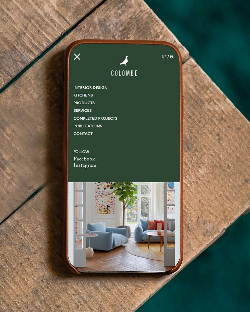 Colombe - Diseño web 3