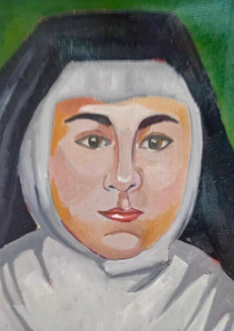 RETRATO AL OLEO SOBRE PAPEL 1
