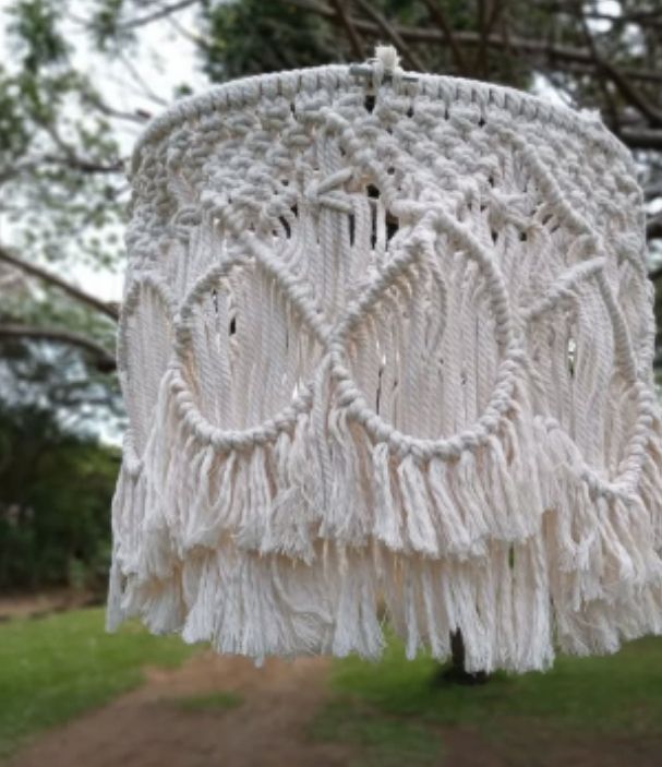 Diseño de lámparas de macramé 1