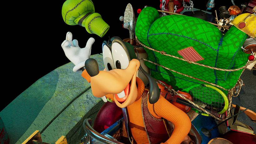 Goofy Cartoon – 3D-Druckmodell 1