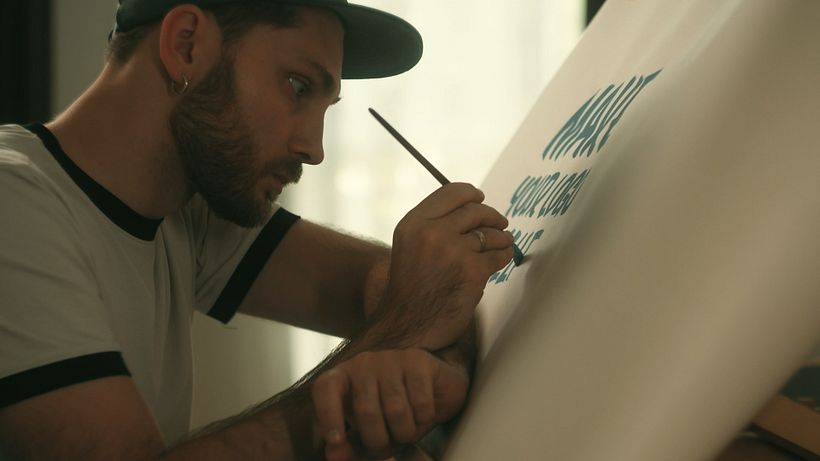 Meine ersten Schritte in der Schildermalerei 4