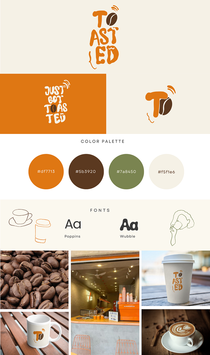 Branding y Posts para Cafetería 1