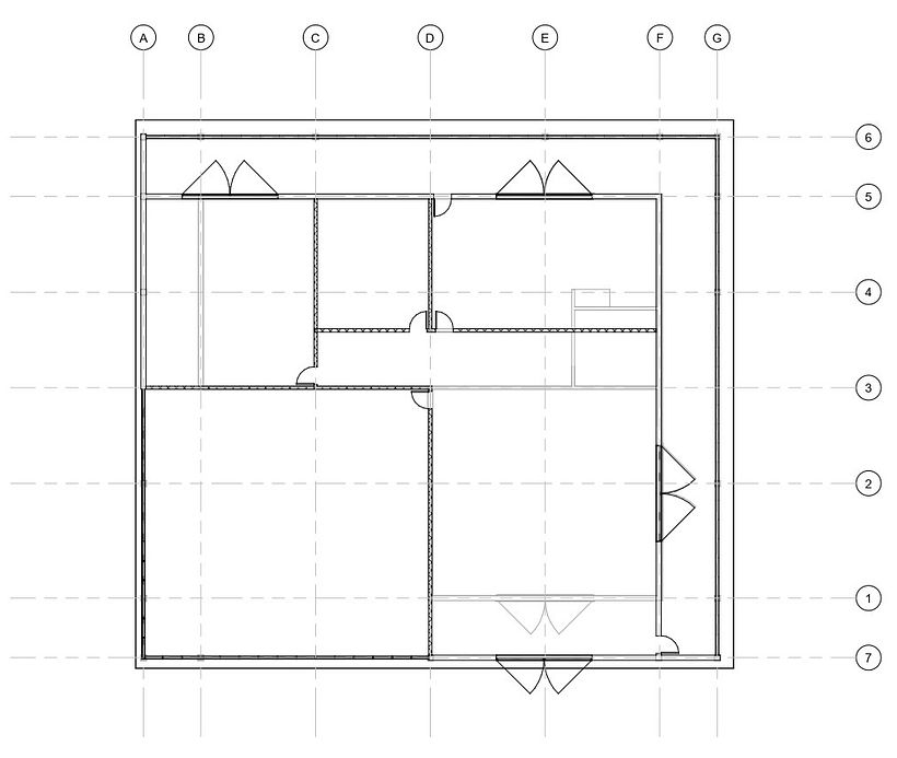 4 BHK House Design using Revit 2