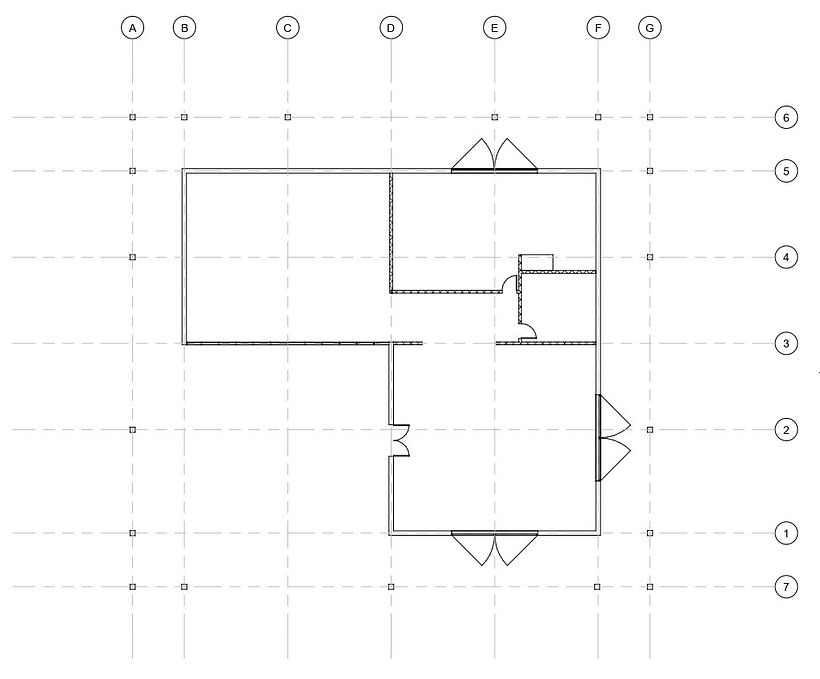 4 BHK House Design using Revit 1