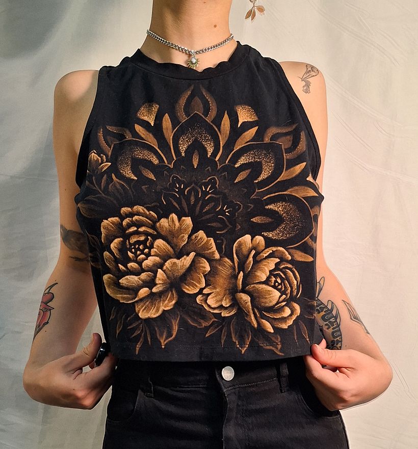 Peony and Mandala 1