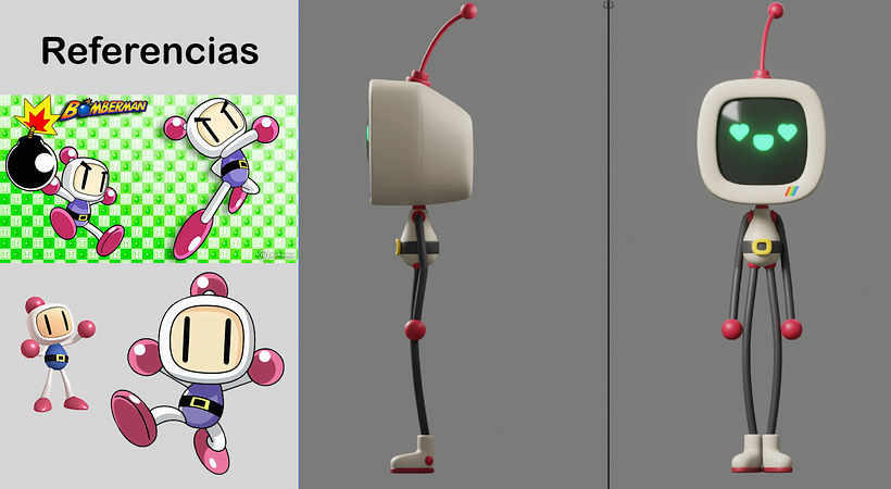 Mini Bot en Blender 1