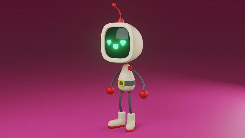 Mini Bot en Blender 1