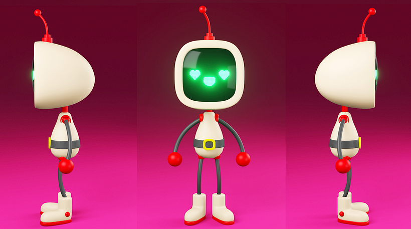 Mini Bot en Blender 1