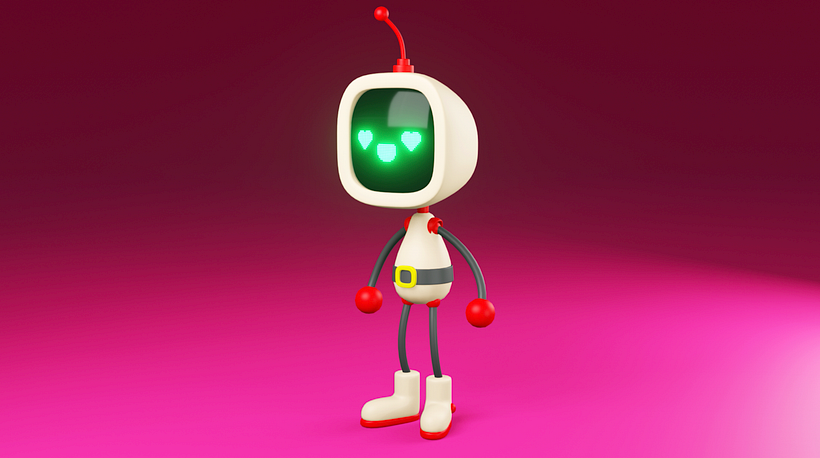 Mini Bot en Blender 2
