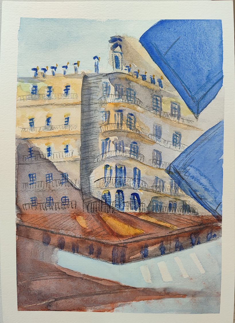 Cafe in Paris project  1