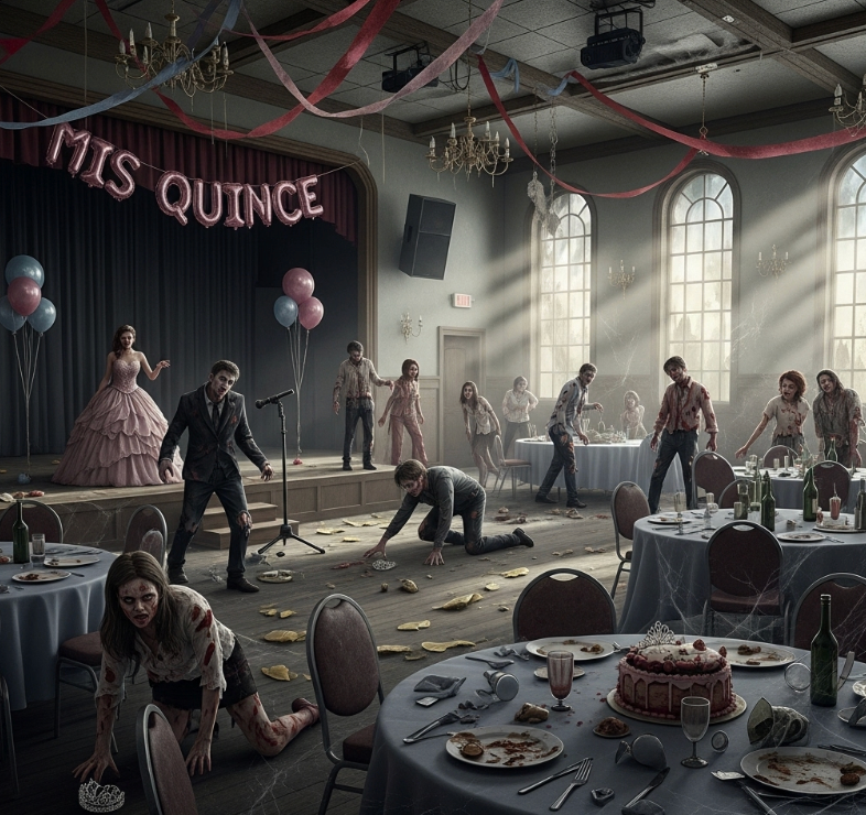 Mis XV años zombies 1