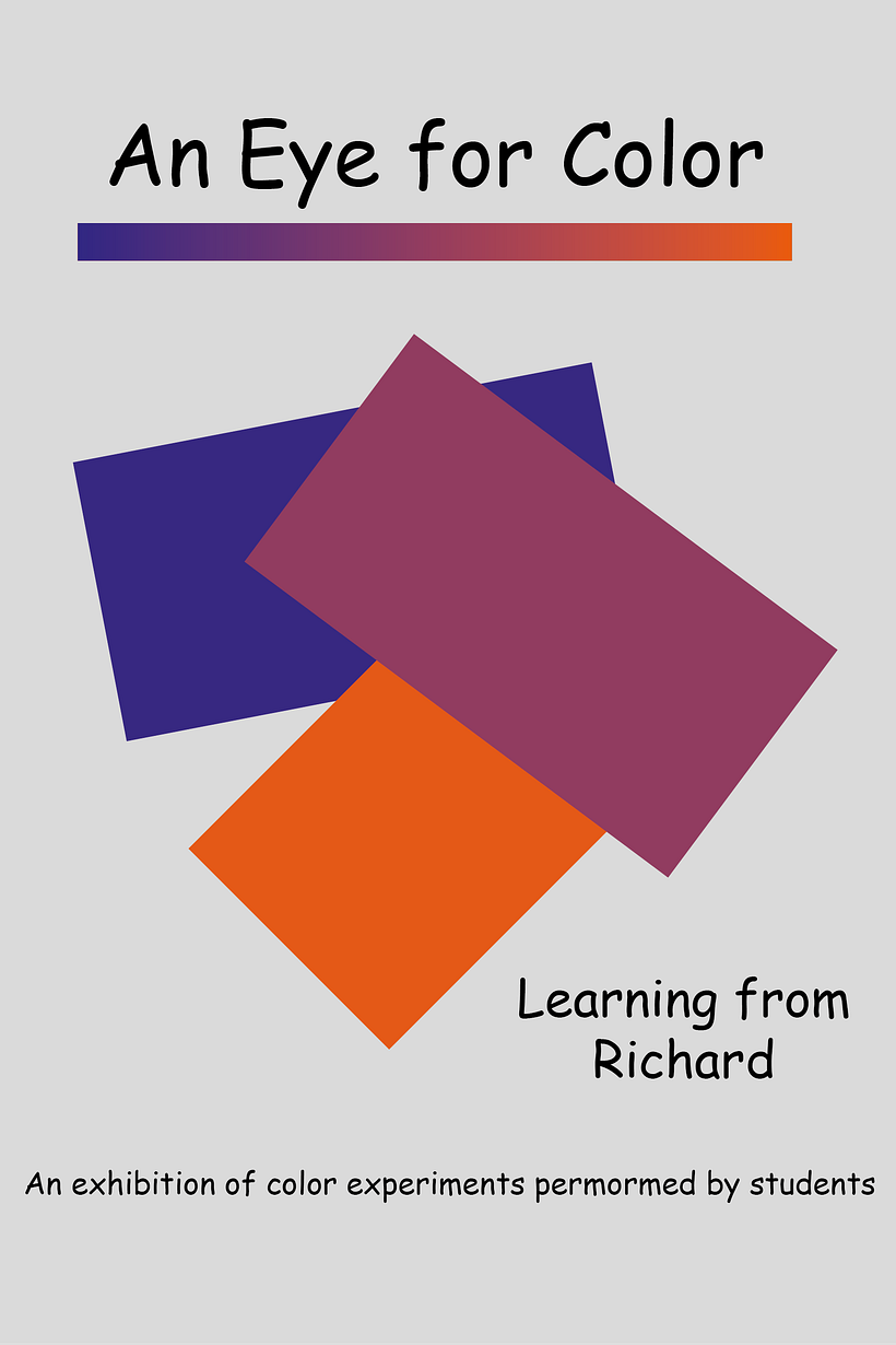 Poster de colores complementario y su combinacion 2