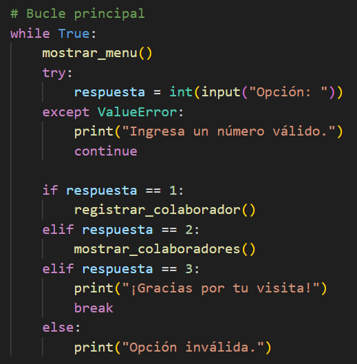 Sistema Básico de Gestión de Colaboradores 1