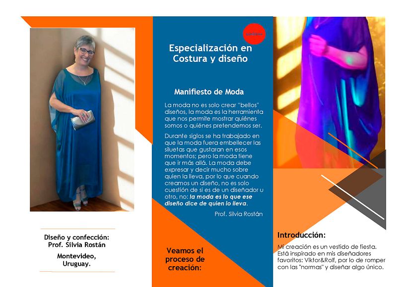 Vestido tornasolado en dos piezas superpuestas. 1