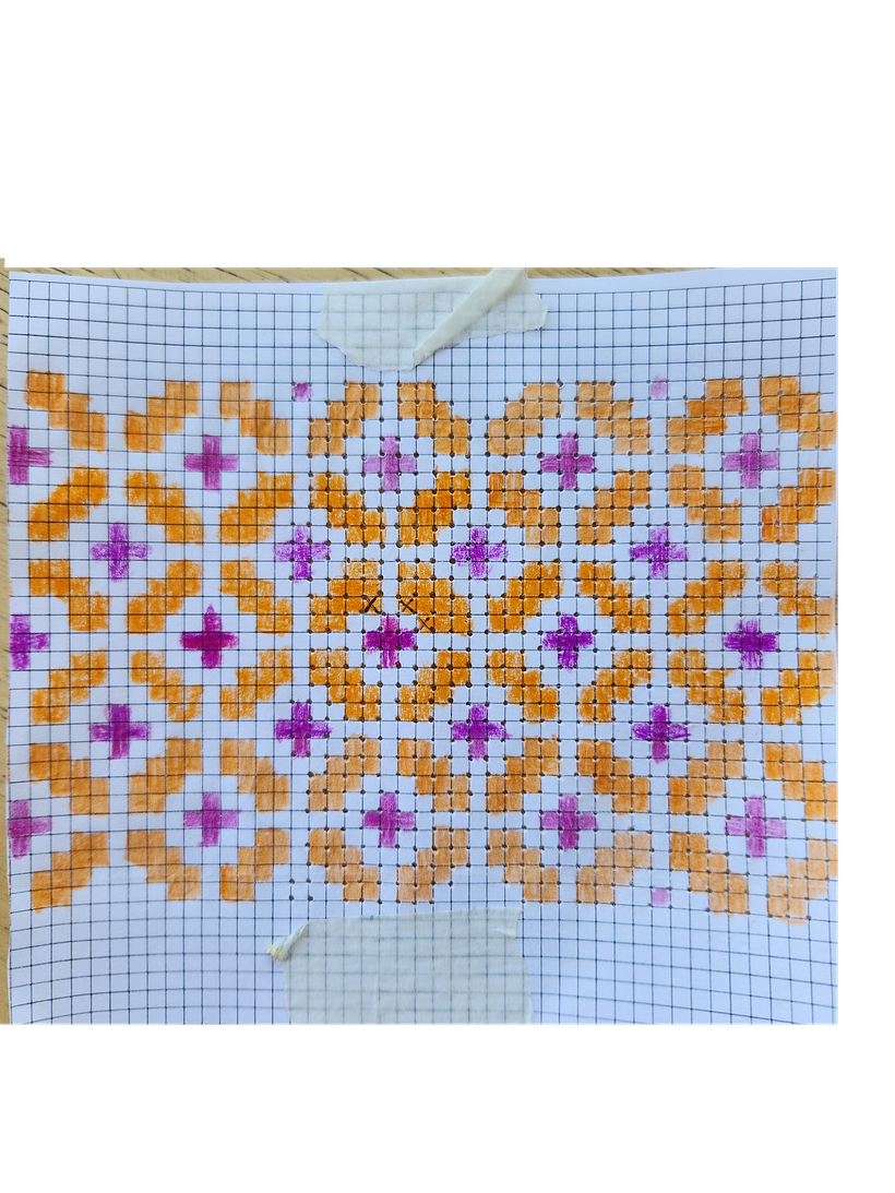 Embroidered notebook 1