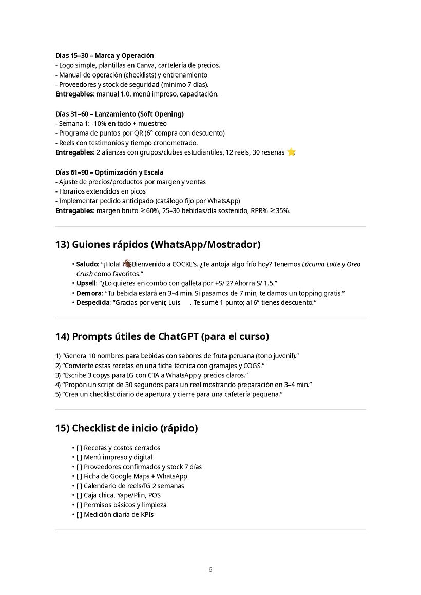 Iniciar un negocio con ayuda de Chat GPT 6