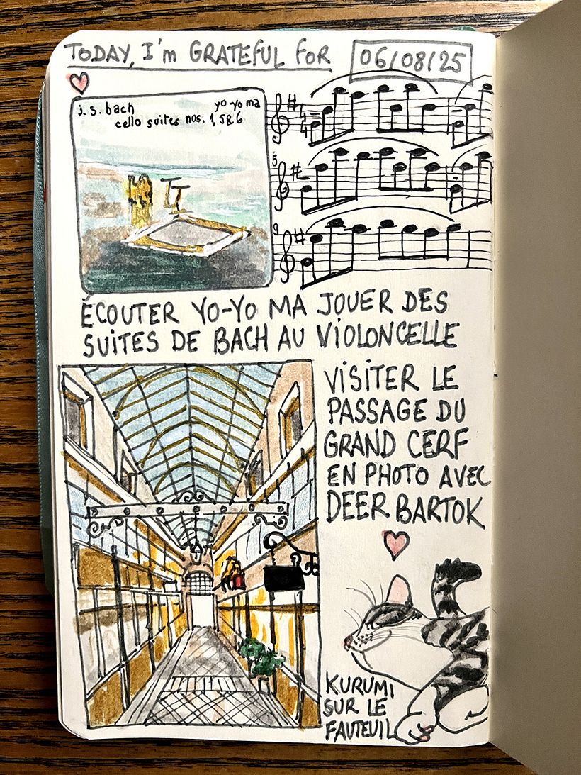 Diario de gratitud: agosto de 2025 1