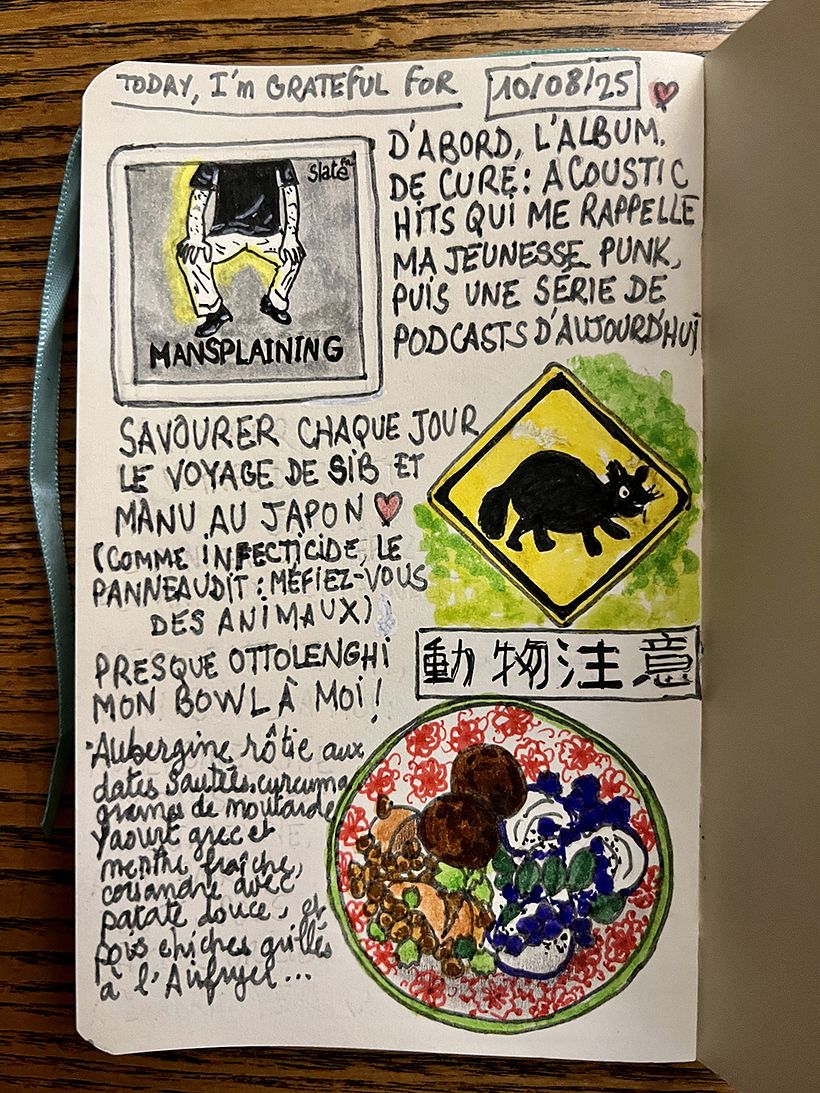 Diario de gratitud: agosto de 2025 1