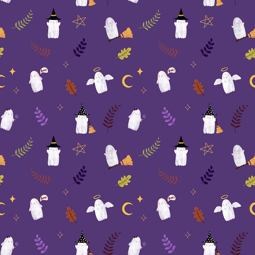 Halloween themed pattern 3