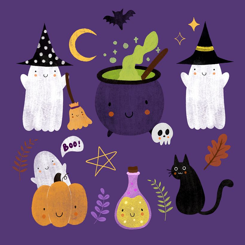Halloween themed pattern 4