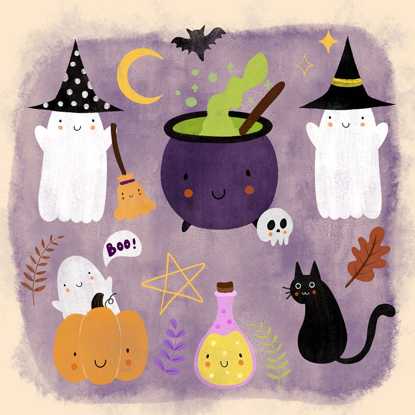 Halloween themed pattern 5