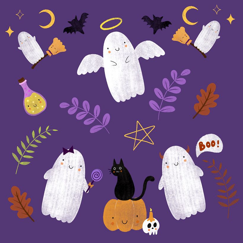Halloween themed pattern 7