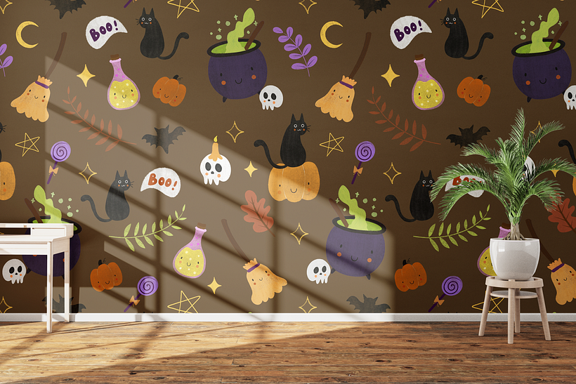Halloween themed pattern 4
