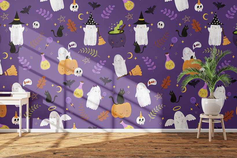 Halloween themed pattern 5