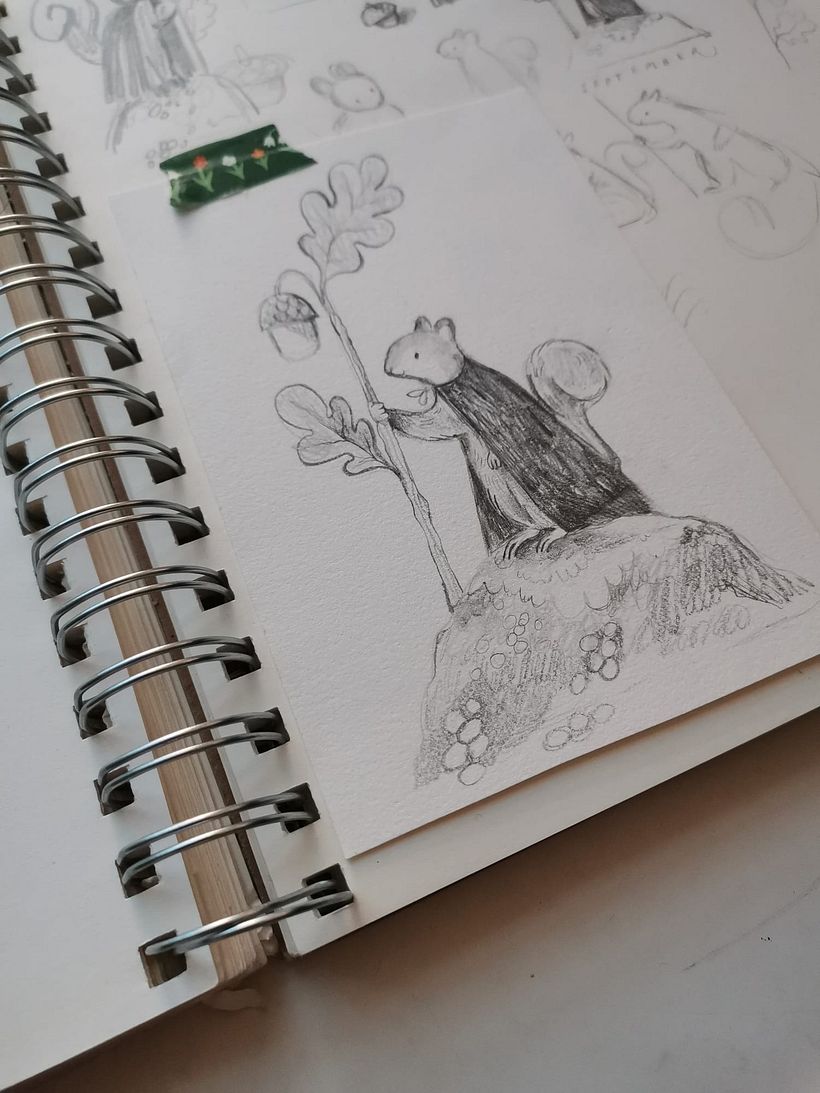 Autumn animal character 2