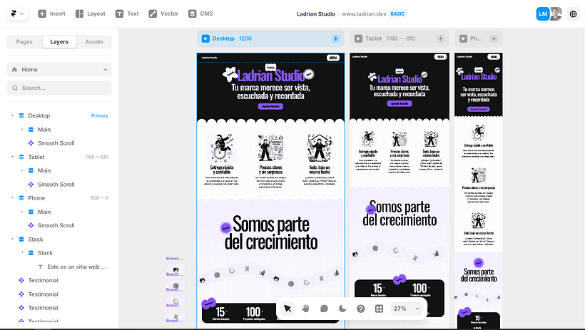 Ladrian Studio – Agencia Creativa Web Responsive 1